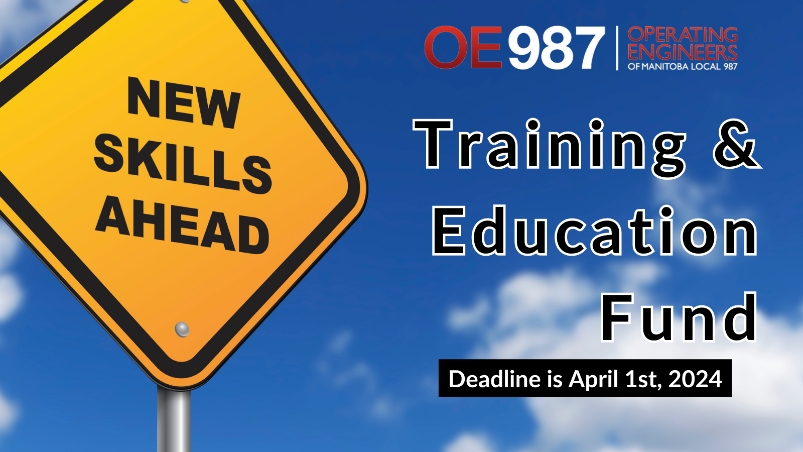 Image for Training & Education Fund – Deadline is April 1, 2024