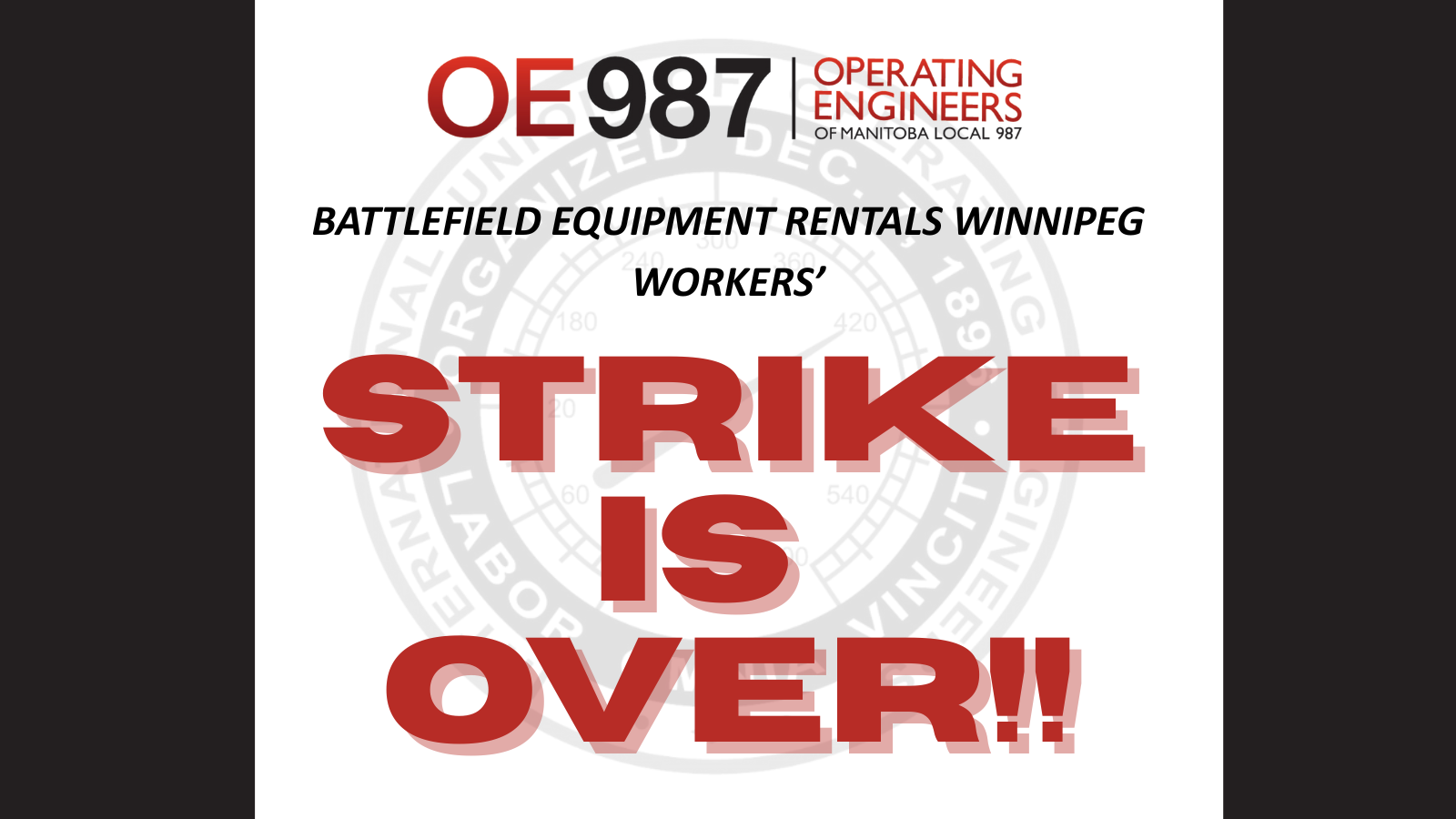 Image for Strike is Over! Battlefield Equipment Rentals