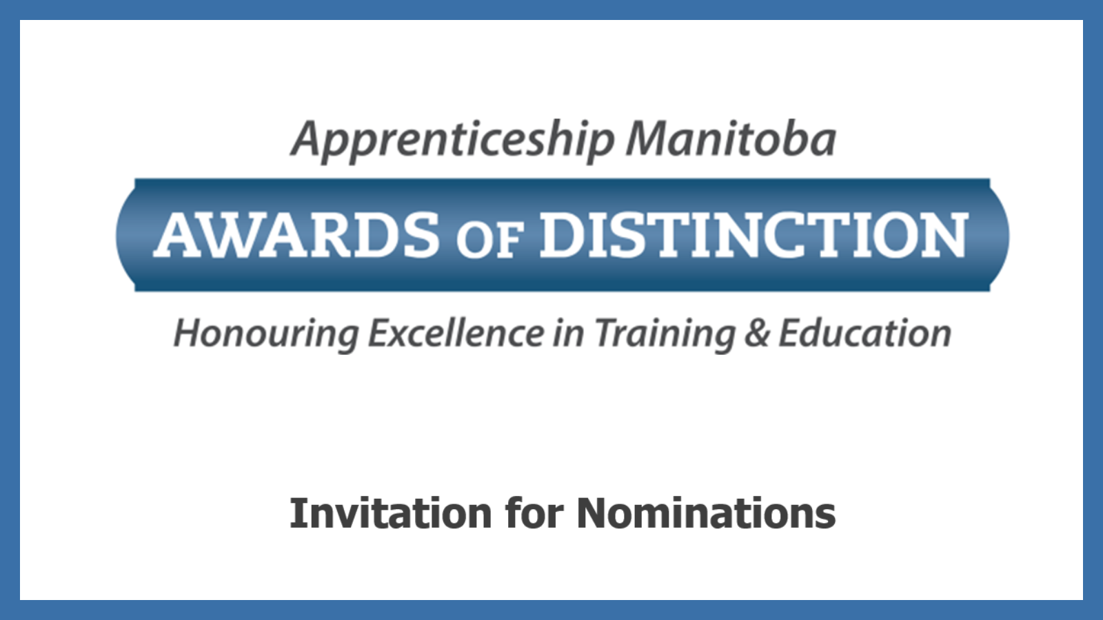 Image for Apprenticeship Manitoba Awards of Distinction 2025 – Call for Nominations