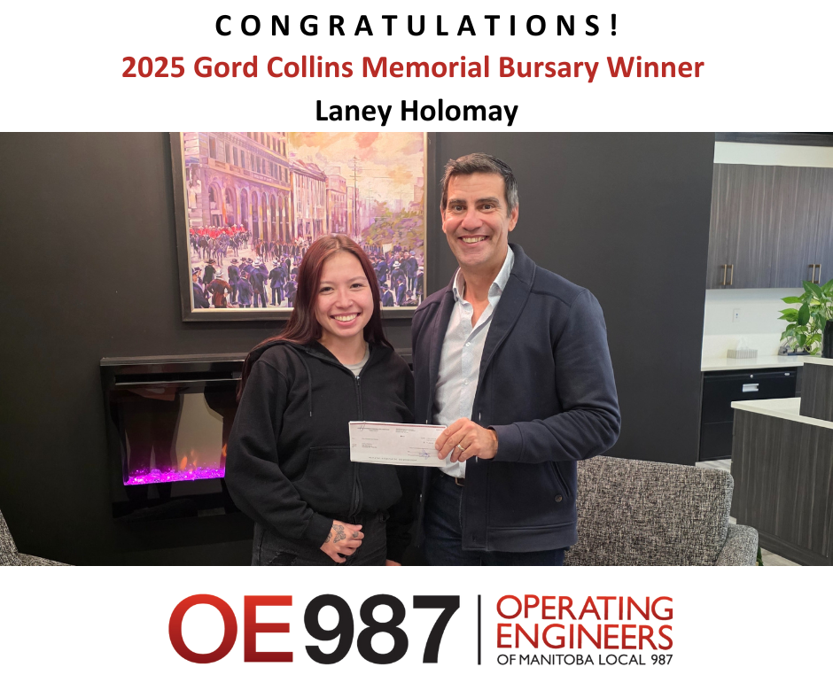 Image for Gord Collins Memorial 2025 Bursary Recipient, Laney Holomay
