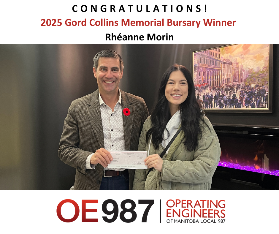Image for Gord Collins Memorial Bursary Recipient, Rhéanne Morin