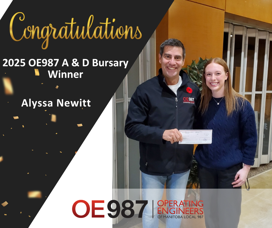 Image for OE 987A & 987D 2025 Bursary Recipient, Alyssa Newitt!